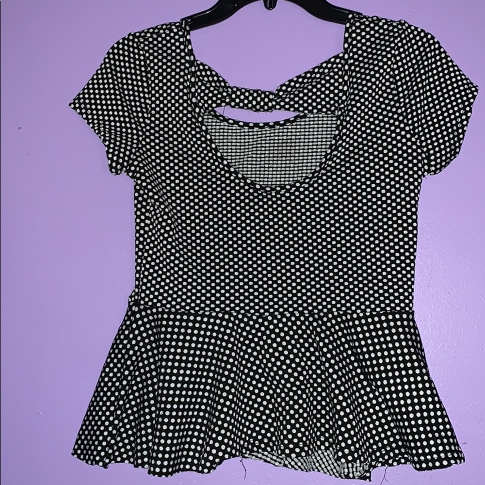 WET SEAL RUFFLE BLOUSE - Picture 2 of 2